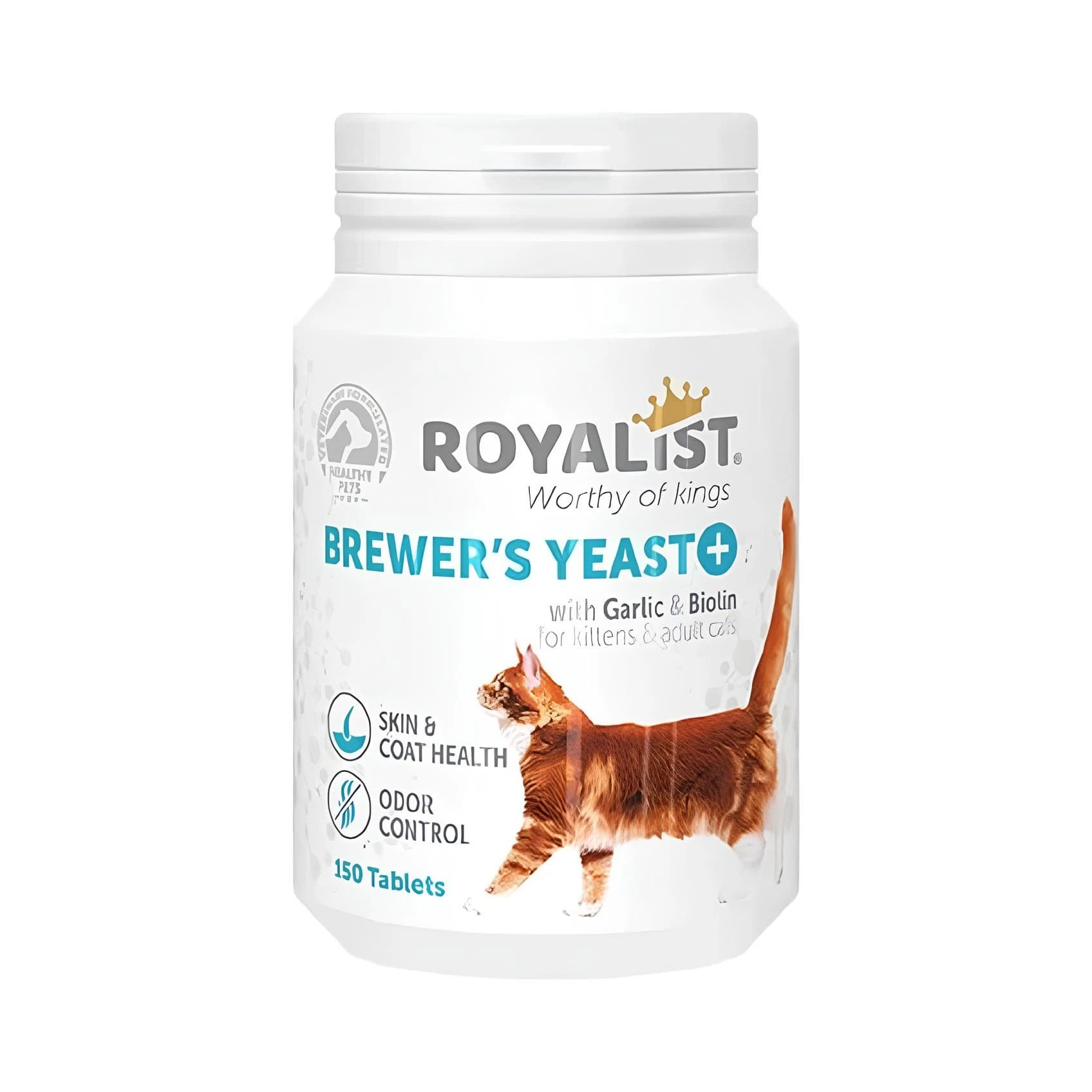 Royalist Yetkin və bala pişik üçün pivə mayası, 150 tab